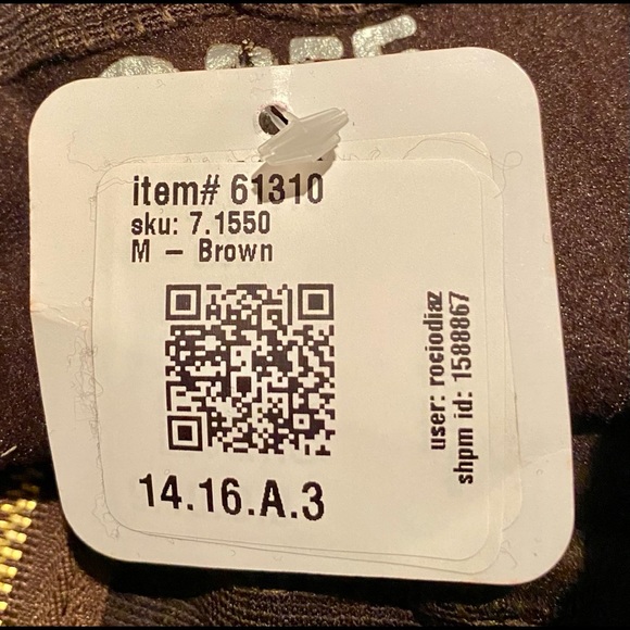 Nadene West leggings with zipper front NEW - Picture 5 of 5